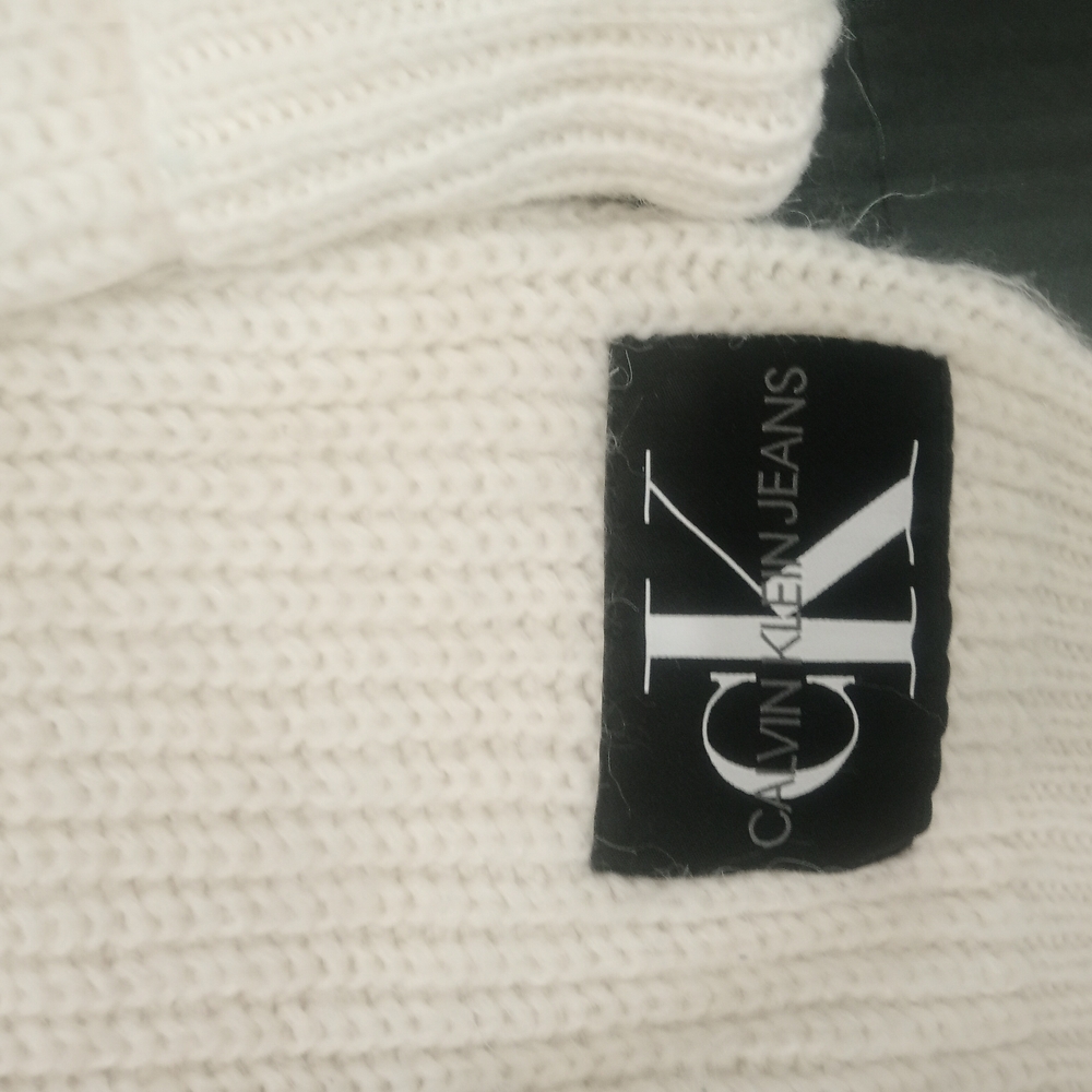 Calvin Klein Jeans Cream Knit Sweater